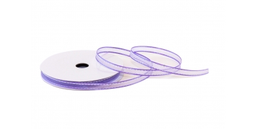 SATINBAND MIT CHIFFON 0,6cm/11y