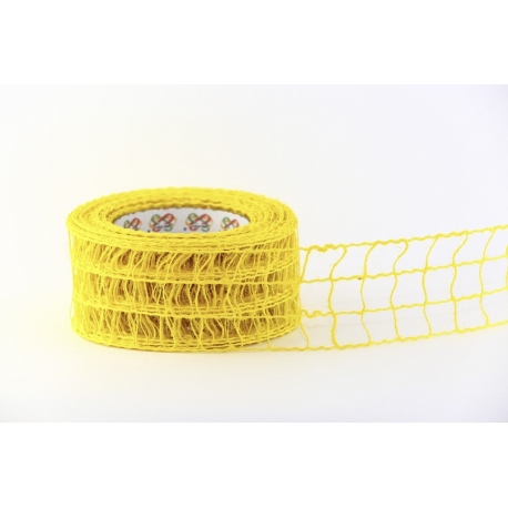 GEWEBTES GITTERBAND - JUTENETZ 5cm, 10cm/10m