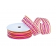 WOVEN RIBBON "COLOURFUL STRIPES" 2cm/10m, 4cm/10m