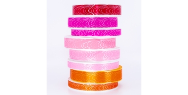 PP PRINTED RIBBON WITH "BARK" PATTERN 2cm, 3cm/100m