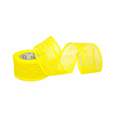 WIRED EDGE NONWOVEN RIBBON 4cm/10m