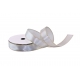 SATINBAND MIT GOLDFÄDEN 0,6cm, 1cm, 1,9cm/11yd