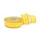 PP RIBBON "LACE" WITH 2 GOLDEN STRIPES 3cm, 4cm, 5cm, 6cm/25yd