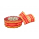 POLYBAND "SPITZE" MIT 2 GOLDENEN STREIFEN 3cm, 4cm, 5cm, 6cm/25yd