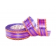 PP RIBBON "LACE" WITH 2 GOLDEN STRIPES 3cm, 4cm, 5cm, 6cm/25yd