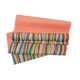 DECORATIVE CORRUGATED WRAPPING PAPER WITH "COLORFUL STRIPS" PATTERN 50cm/10m