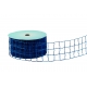 WOVEN RIBBON - METALLIC DECO MESH (NET) WITH "BIG SQUARES" PATTERN 6cm/10m