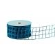 WOVEN RIBBON - METALLIC DECO MESH (NET) WITH "BIG SQUARES" PATTERN 6cm/10m