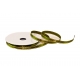 SATINBAND MIT GOLDFÄDEN 0,6cm, 1cm, 1,9cm/11yd