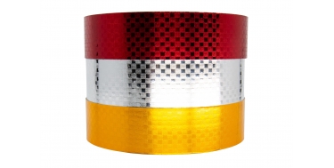 PP METALLIC RIBBON WITH "COBBLESTONE" PATTERN 2cm, 3cm/50yd