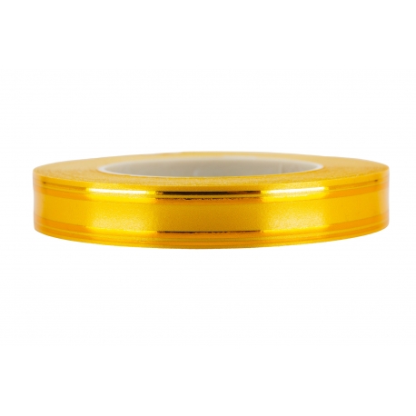 POLYBAND MIT 4 GOLDENEN STREIFEN 2cm, 3cm, 4cm, 5cm/50yd