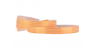 PP RIBBON WITH 4 GOLDEN STRIPES 2cm/50yd