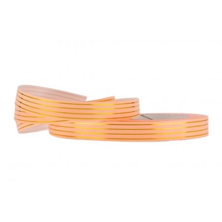 POLYBAND MIT 4 GOLDENEN STREIFEN 2cm/50yd