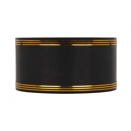POLYBAND MIT 6 GOLDENEN STREIFEN 6cm, 8cm, 10cm/50yd