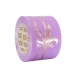 PP FUNERAL PRINTED RIBBON WITH "LILIES" PATTERN 6cm, 8cm/50yd