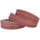 MATT BEIDSEITIG BEDRUCKTES POLYBAND MIT "STREIFEN" MUSTER 3cm/50yd