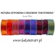 CHIFFONBAND MIT DRAHTKANTE "ZWEIFARBIG" 2cm, 4cm/10m