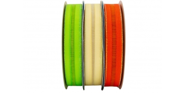 WOVEN RIBBON "STRIPES" 2cm, 4cm/10m