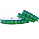 GEWEBTES BAND "WEIHNACHTEN TARTAN" 2cm, 4cm/10m