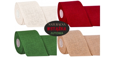 NATÜRLICHES JUTEBAND 10cm/10m
