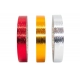 METALLIC POLYBAND MIT "HONIGWABE" MUSTER 2cm, 3cm/50yd