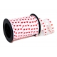 PP PRINTED RIBBON WITH "HEARTS" PATTERN 1cm/100m