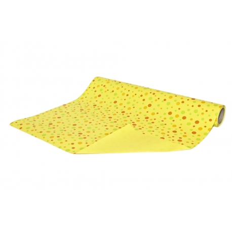 DECORATIVE CORRUGATED WRAPPING PAPER WITH "DOTS" PATTERN 50cm/10m