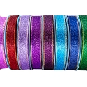 Woven metallic ribbons