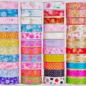 Wired edge fabric ribbons