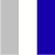 23B-GR - srebrny-biały-granatowy